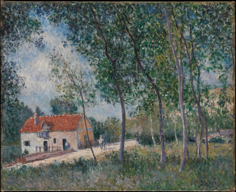 La ruta de Moret a Saint-Mammès - Alfred Sisley