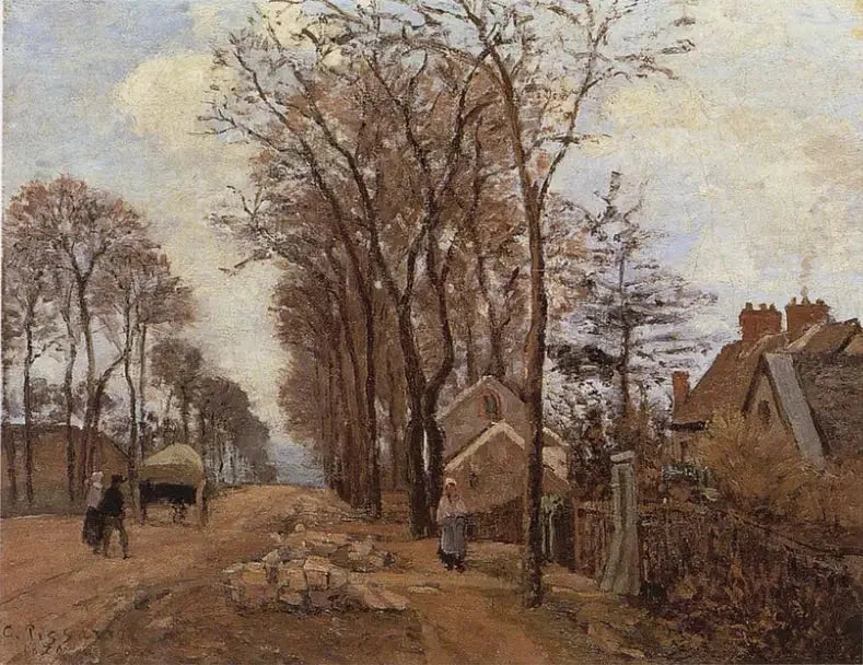La ruta de Saint-Germain a Louveciennes - Camille Pissarro