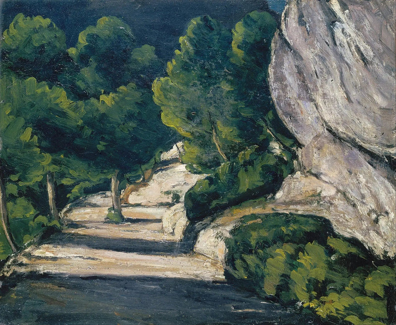 El Camino forestal - Paul Cézanne
