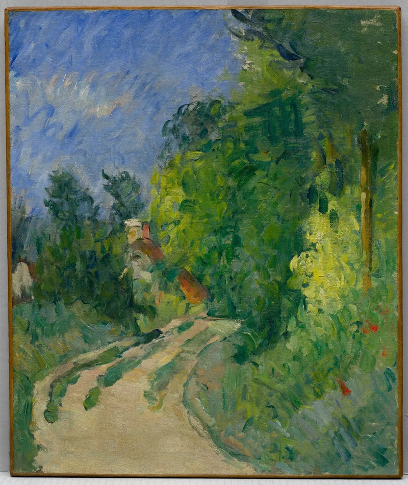 El Camino que gira en el sotobosque - Paul Cézanne
