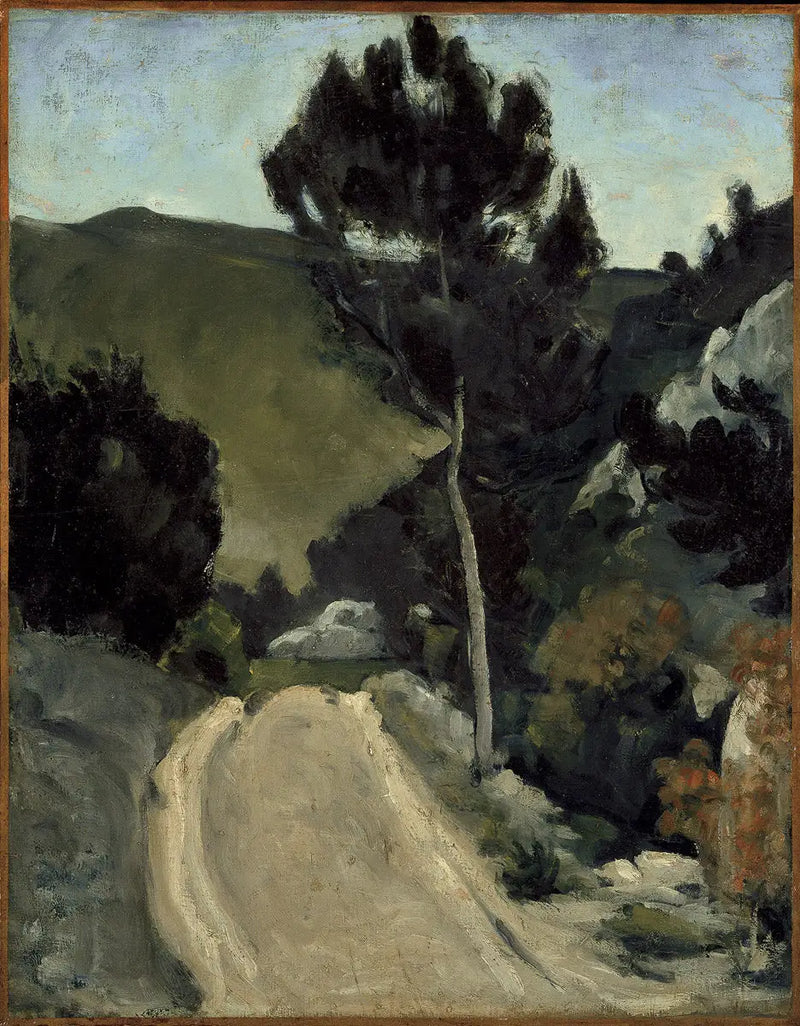 La ruta giratoria en Provenza - Paul Cézanne