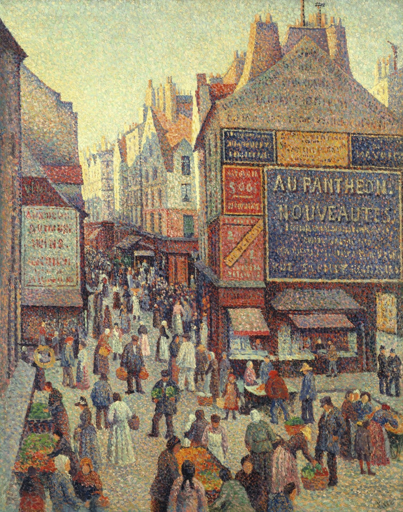 La Calle Mouffetard - Maximilien Luce