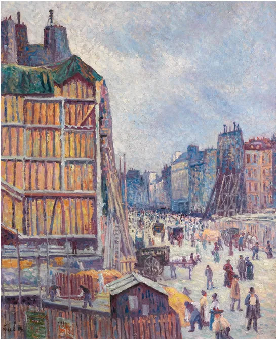 La calle Réaumur - Maximilien Luce