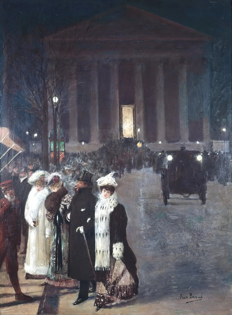 La calle Royale, la noche de Navidad - Jean Béraud