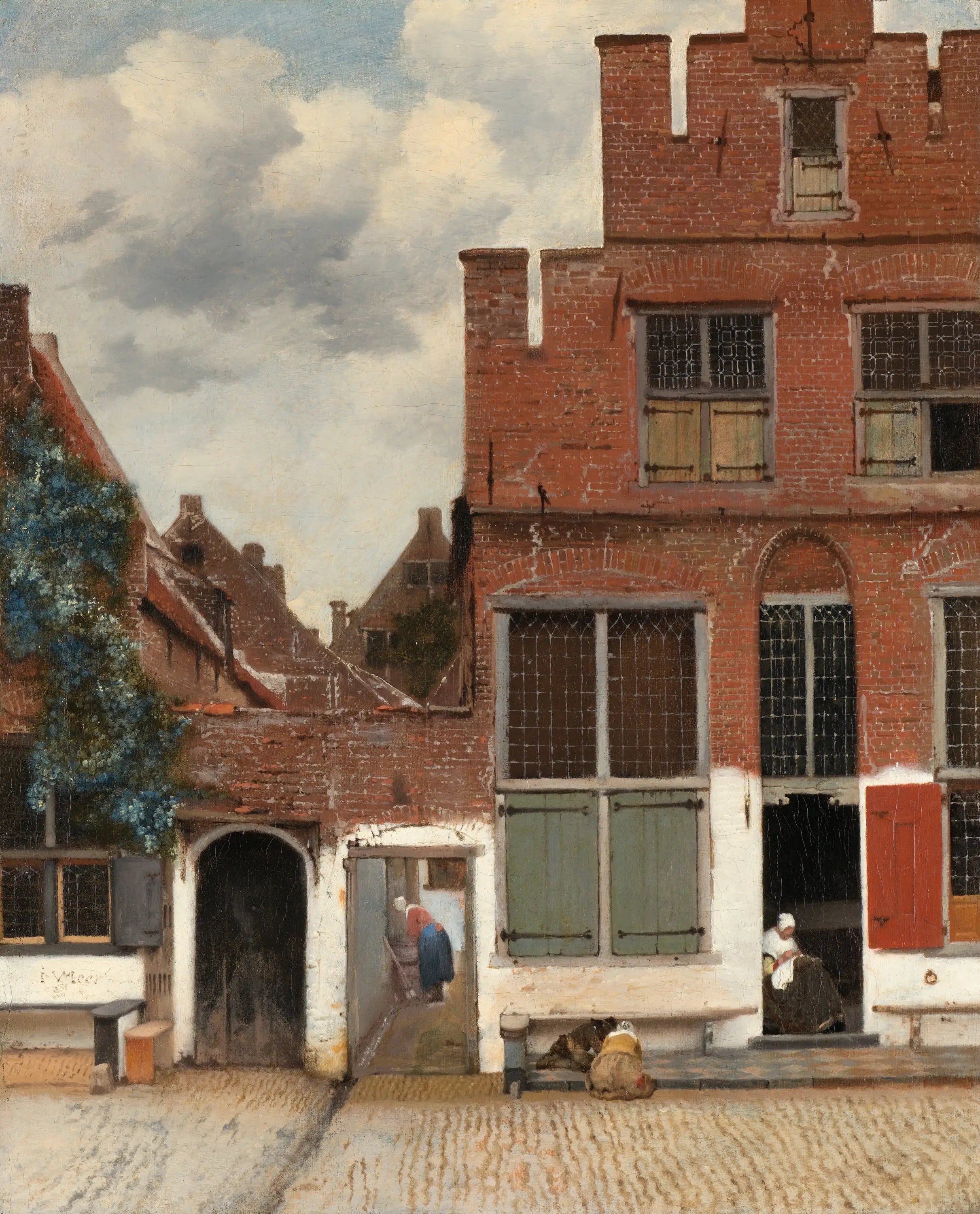 La Ruelle - Johannes Vermeer image 1 tableau peint à l’huile sur toile