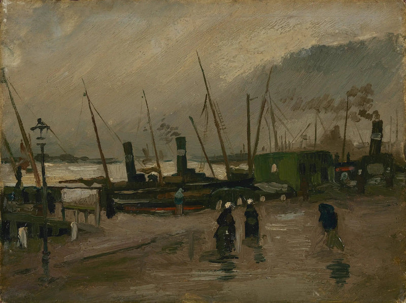La Ruijterkade en Ámsterdam - Vincent van Gogh