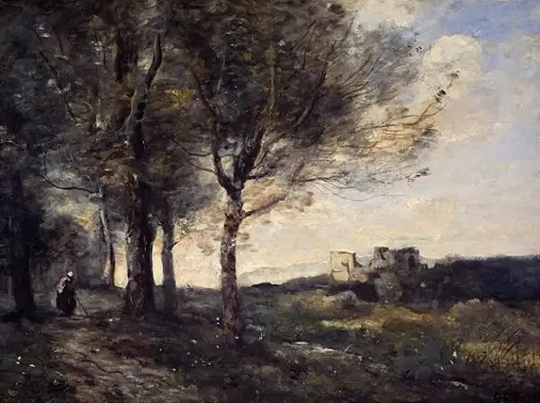 La ruina - Jean-Baptiste Camille Corot