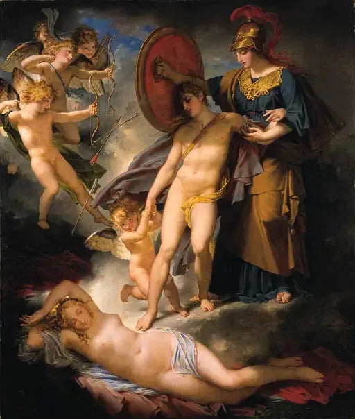 La Sabiduría que preserva la Adolescencia de los rasgos del Amor - Charles Meynier