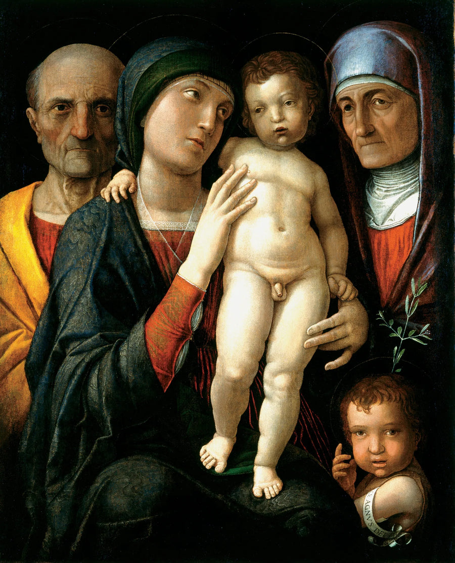La Sainte Famille - Andrea Mantegna image 1 reproduction de peinture à l’huile