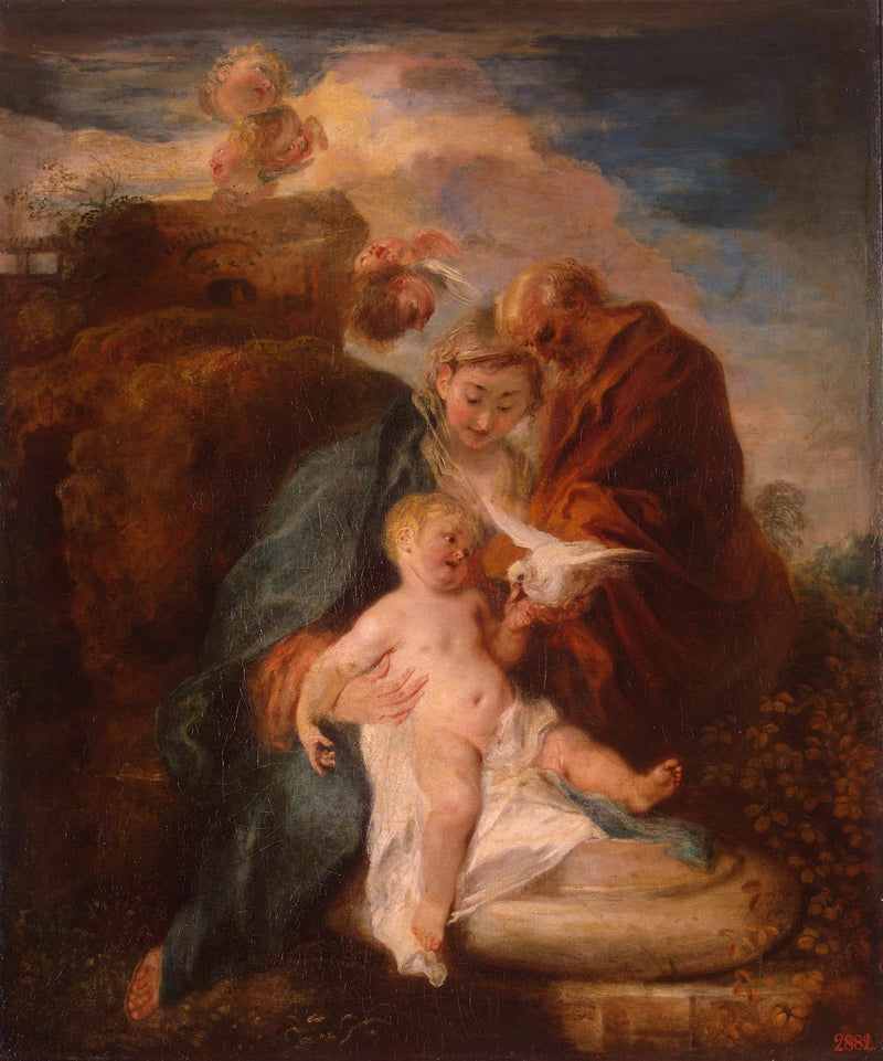 La Sagrada Familia - Antoine Watteau