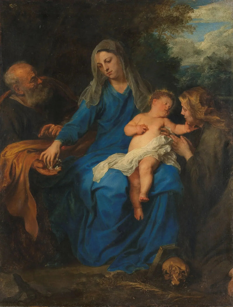 La Sagrada Familia con María Magdalena - Antoine van Dyck