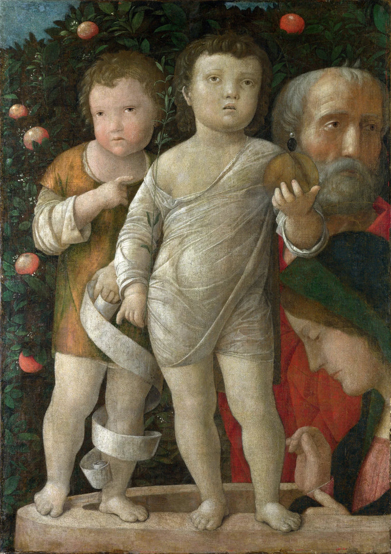 La Sagrada Familia con san Juan - Andrea Mantegna