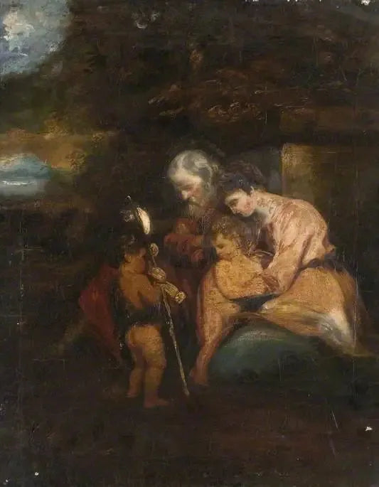 La Sagrada Familia con san Juan - Joshua Reynolds