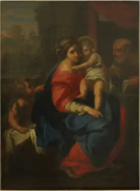 La Sagrada Familia con San Juan - Rafael Sanzio