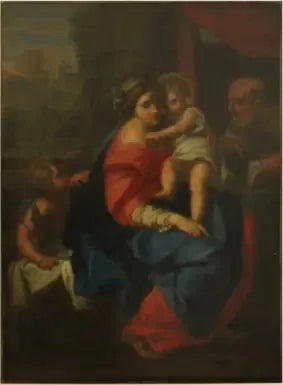La Sagrada Familia con San Juan - Rafael Sanzio