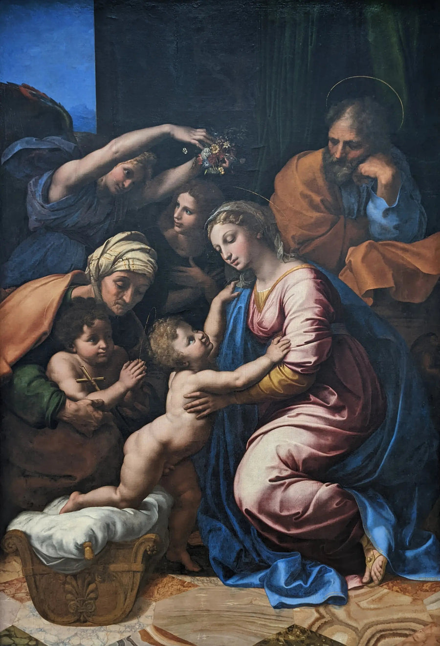 La Sagrada Familia, llamada La Gran Sagrada Familia de Francisco I - Rafael Sanzio