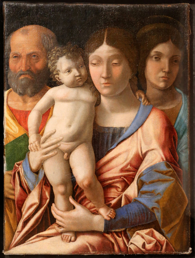 La Sagrada Familia y María Magdalena - Andrea Mantegna