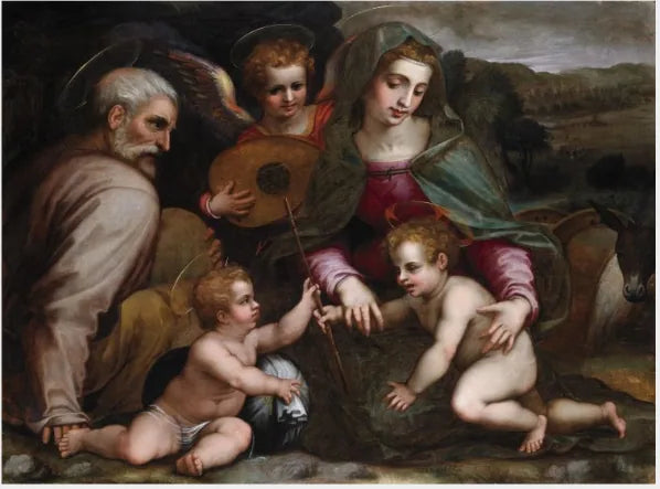 La Sagrada Familia - Francesco Salviati