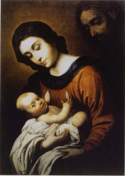 La Sainte Famille - Francisco de Zurbarán - Alpha Reproduction