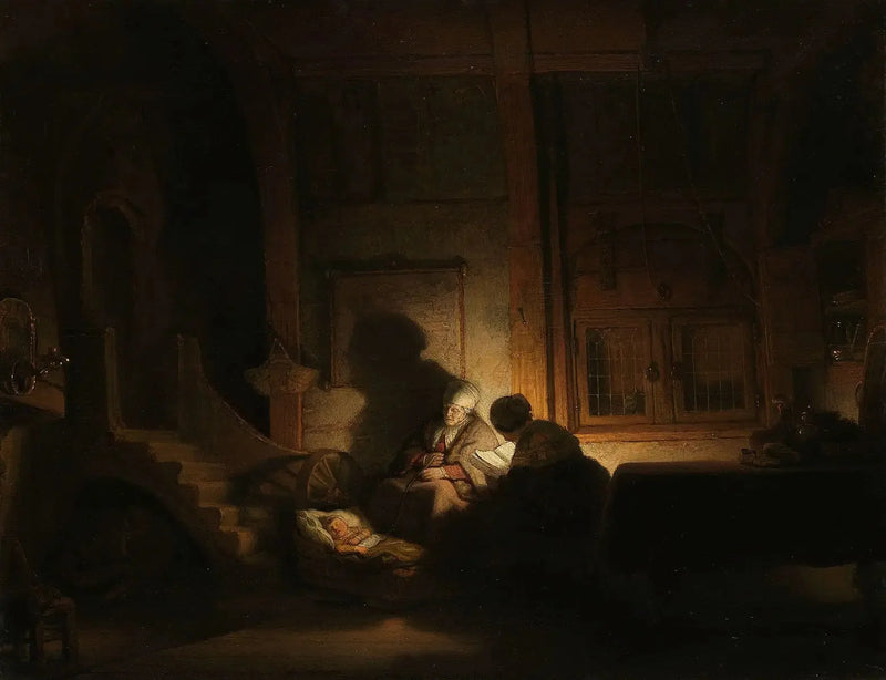La Sagrada Familia de noche - Rembrandt