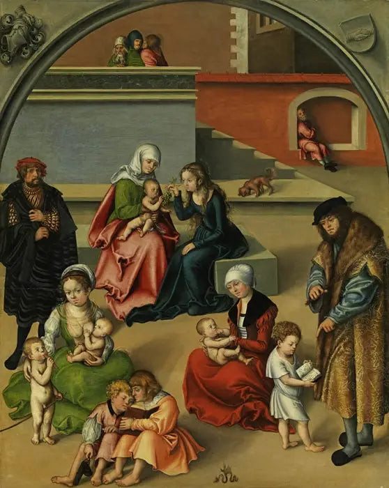 La Santa Parentela - Lucas Cranach el Viejo
