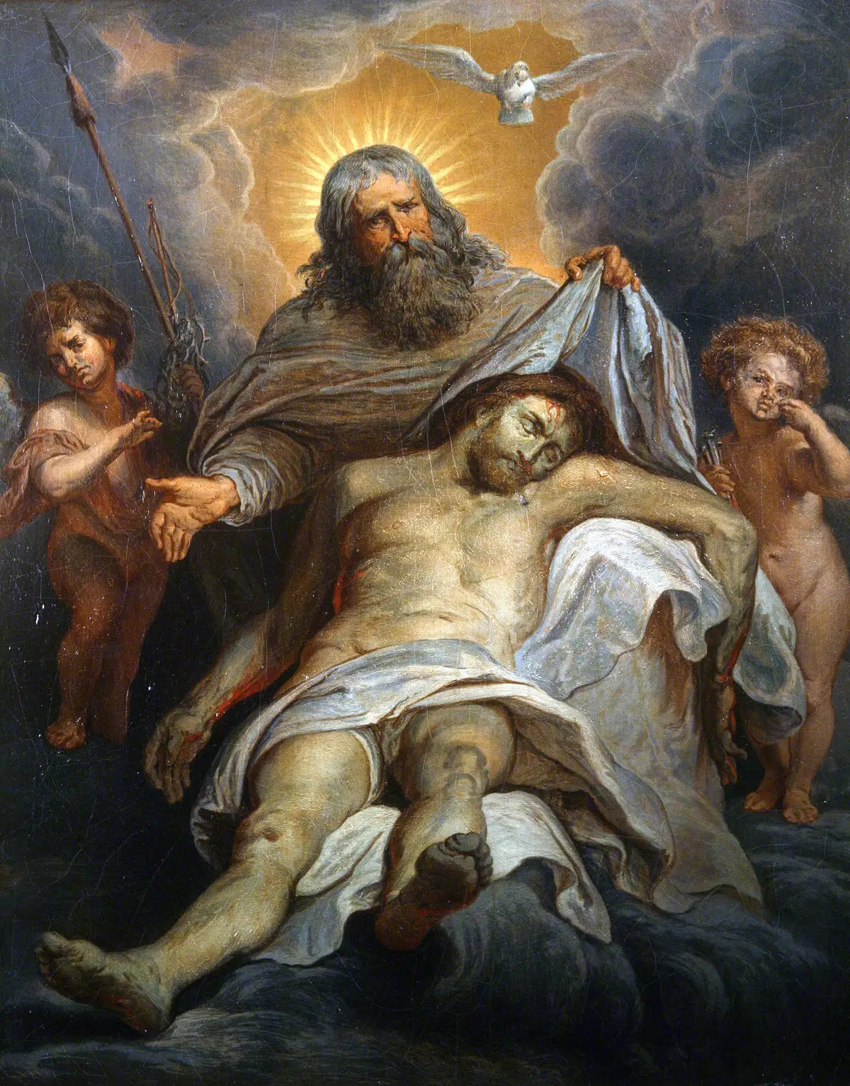 La Sainte Trinité - Gustave Doré image 1 reproduction artisanale de tableau