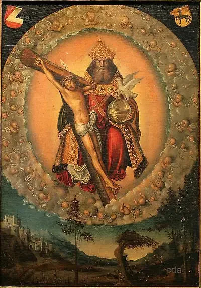 La Santísima Trinidad - Lucas Cranach el Viejo