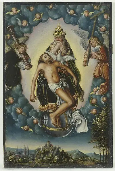 La Santísima Trinidad - Lucas Cranach el Viejo