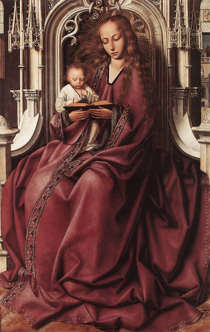 La Santa Virgen con el Niño Jesús. - Quentin Metsys