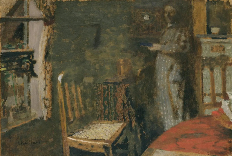 La sala de comedor, calle de las Batignolles - Édouard Vuillard