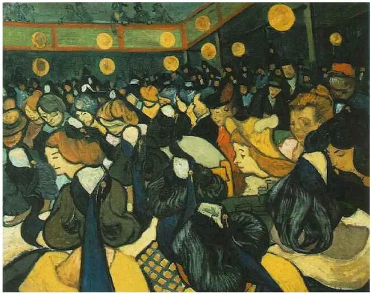 La Sala de baile en Arles - Vincent van Gogh