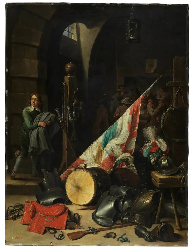 La sala de guardia - David Teniers el Joven