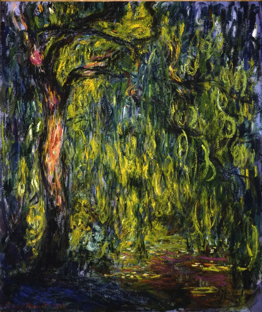 El sauce llorón - Claude Monet