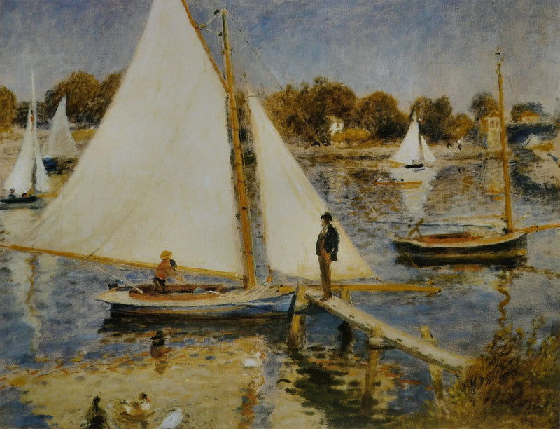 El Sena en Argenteuil - Pierre-Auguste Renoir