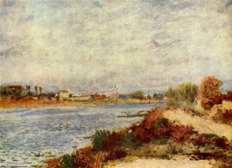 El Sena en Argenteuil - Pierre-Auguste Renoir