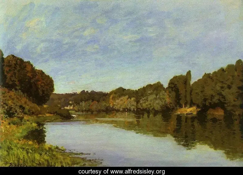 El Sena en Bougival - Alfred Sisley