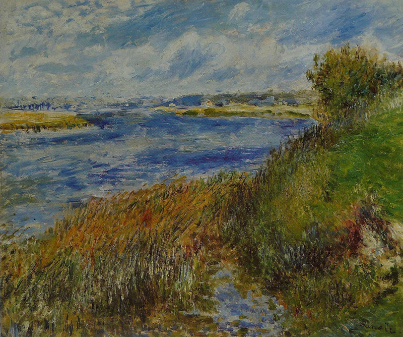 El Sena en Champrosay - Pierre-Auguste Renoir
