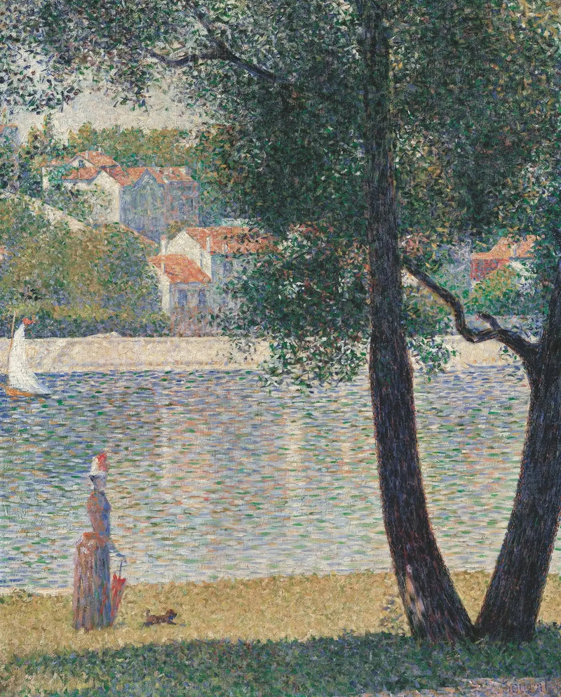 El Sena en Courbevoie - Georges Seurat
