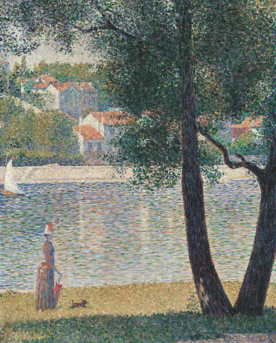 El Sena en Courbevoie - Georges Seurat