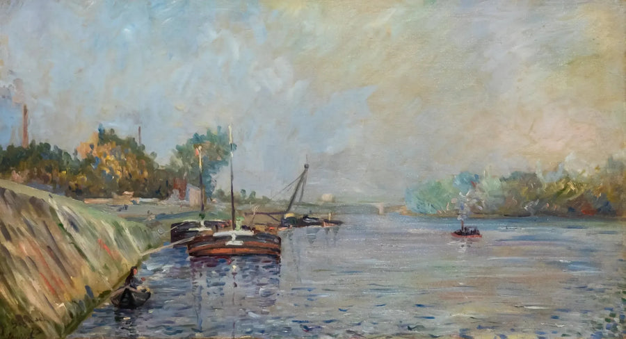 El Sena en Courbevoie - Paul Signac