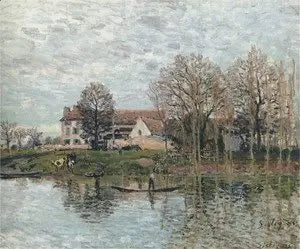 El Sena en Port-Marly - Alfred Sisley
