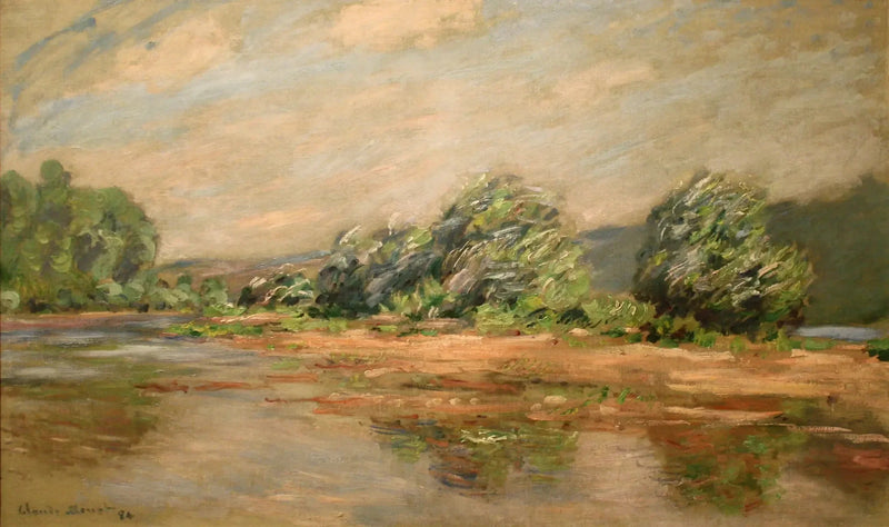 El Sena en Port-Villez - Claude Monet