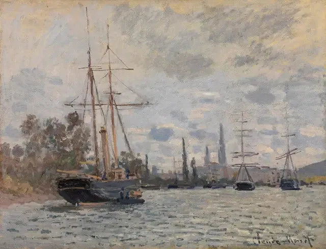 El Sena en Rouen - Claude Monet