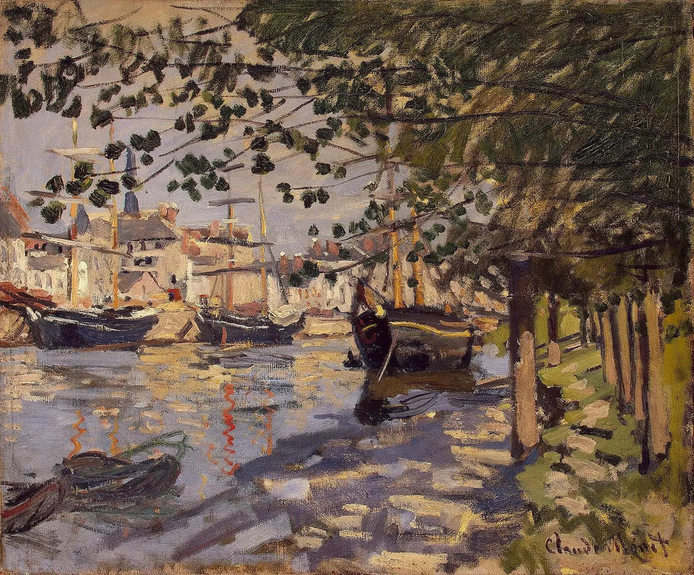 La Seine à Rouen - Claude Monet image 1 reproduction réalisée par Alpha Reproduction
