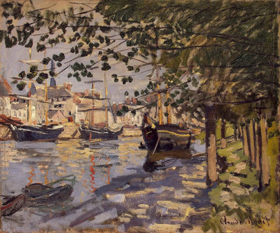 Reproduction du tableau « La Seine à Rouen - Claude Monet » par Alpha Reproduction en peinture à l’huile