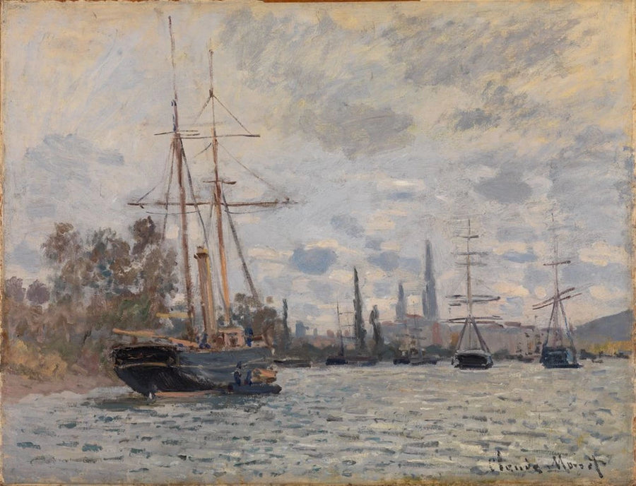 El Sena en Rouen W268 - Claude Monet