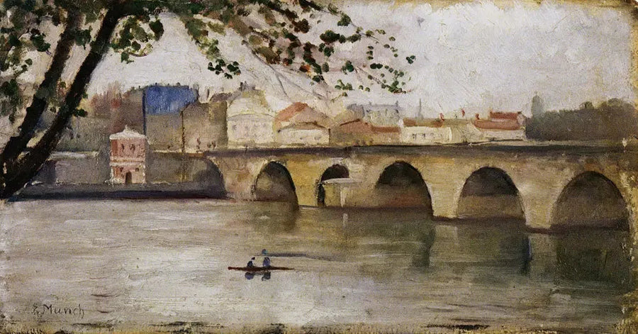El Sena en Saint-Cloud - Edvard Munch