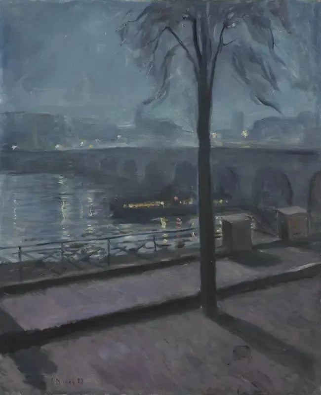 El Sena en Saint-Cloud - Edvard Munch