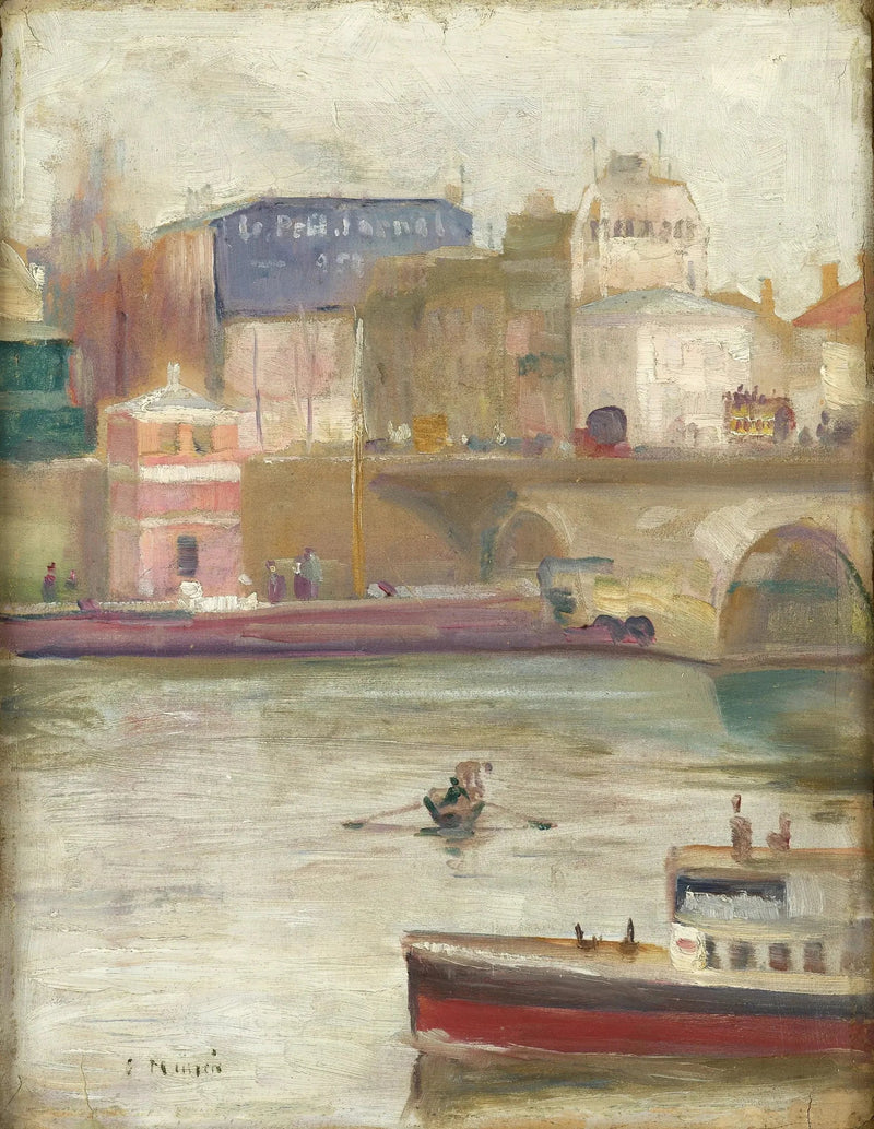 El Sena en Saint-Cloud - Edvard Munch