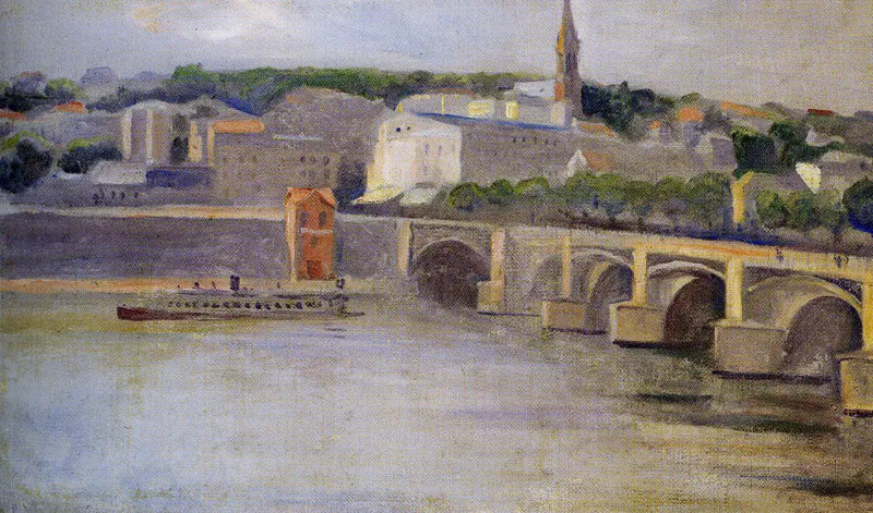 El Sena en Saint-Cloud - Edvard Munch
